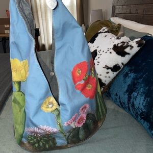 Totem salvaged hobo bag